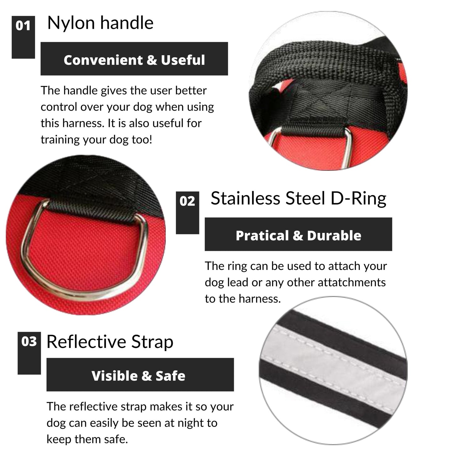 OURANEST™ - CUSTOM FIT NO-PULL DOG HARNESS