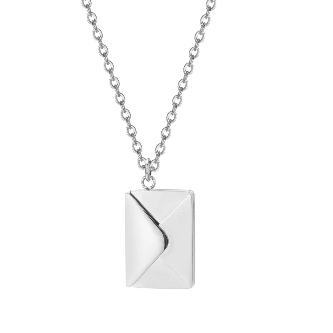 OURANEST™ - ENVELOPE LOVE LETTER PENDANT NECKLACE