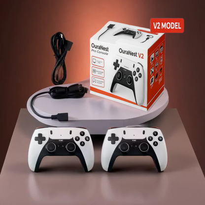 OURANEST™  - RETRO DOCK V2                   [ 60,000+ NOSTALGIC GAMES + 2 FREE CONTROLLERS ]