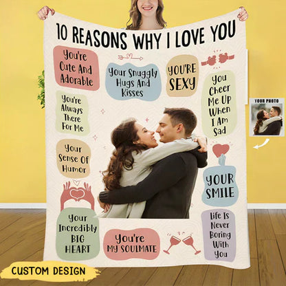 OURANEST™  - 10 REASONS I ADORE MY PERSONALIZED PHOTO BLANKET